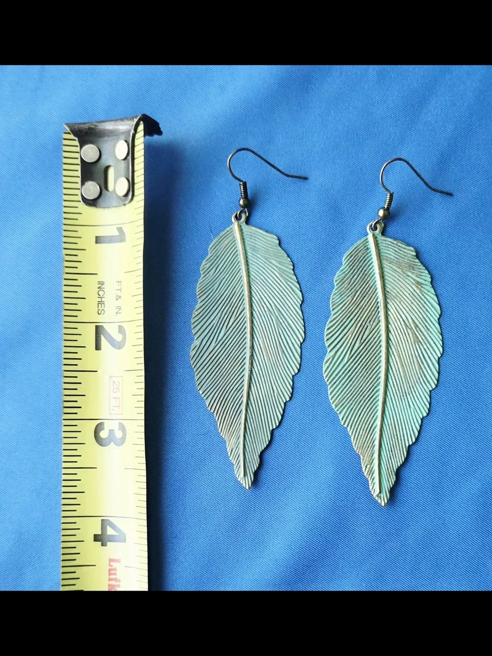 VINTAGE LOT OF Earrings HIPPIE STYLE (FOUR PAIRS)